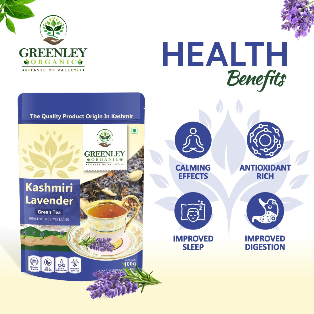 Lavender green tea