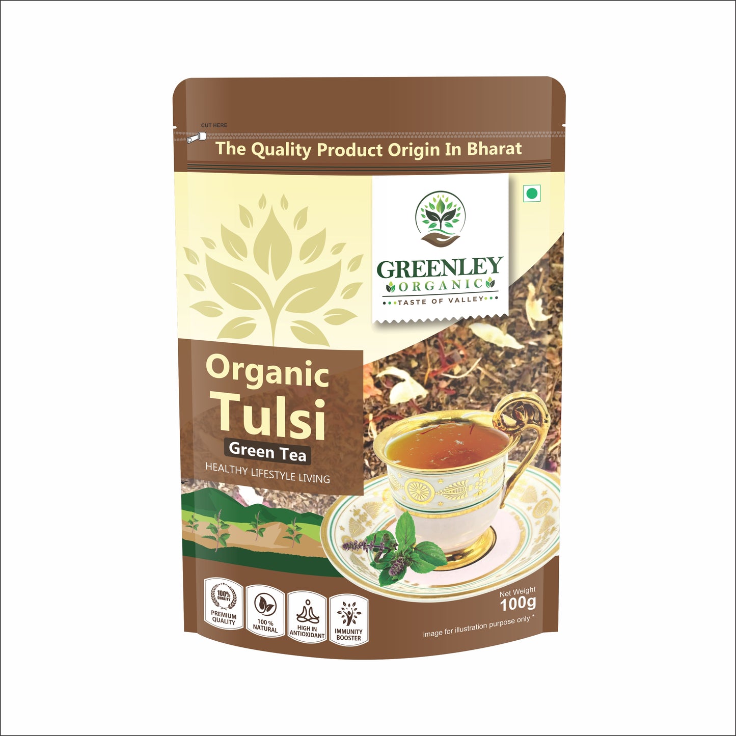 Tulsi green tea