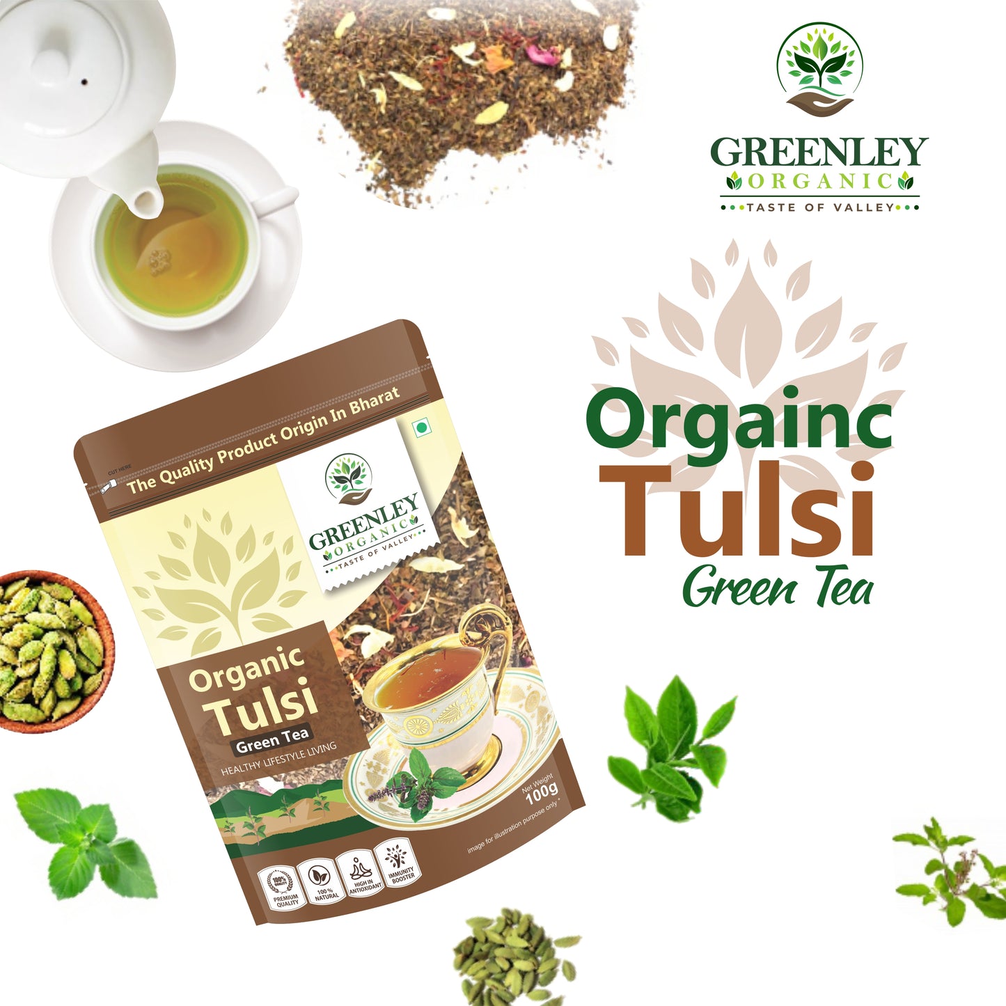Tulsi green tea