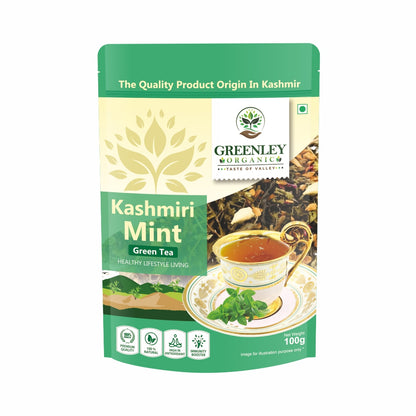 Kashmiri mint green tea