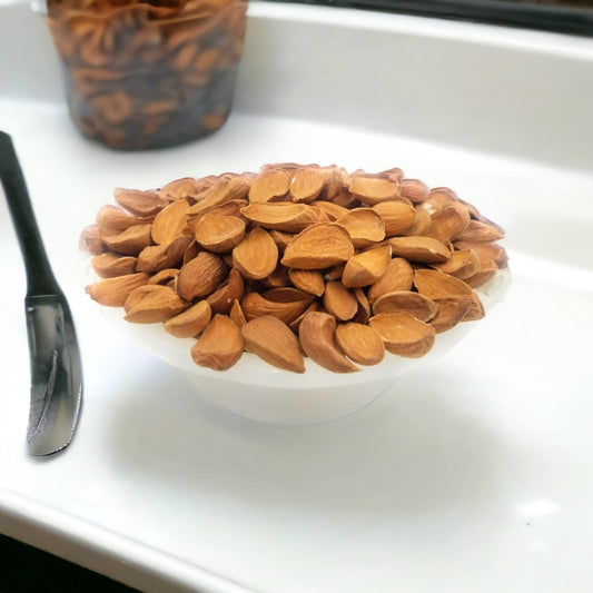 Kashmiri curved Mamra almonds