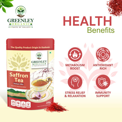 Saffron tea instant mix