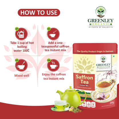 Saffron tea instant mix